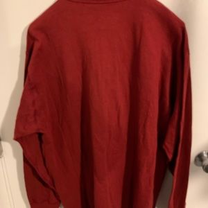 L.L. Bean Wool/Blend Double-Layer Henley, L, Canada